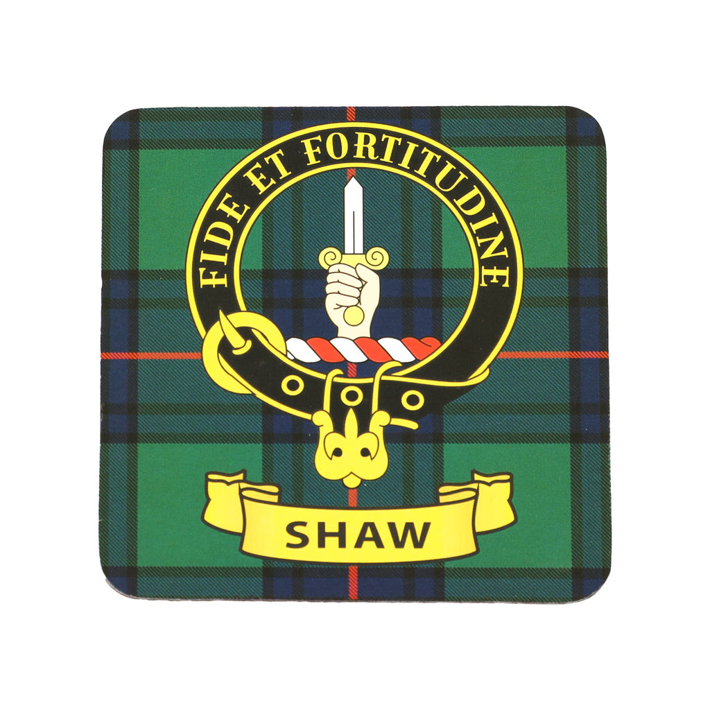 Kc Clan Square Cork Coaster Shaw