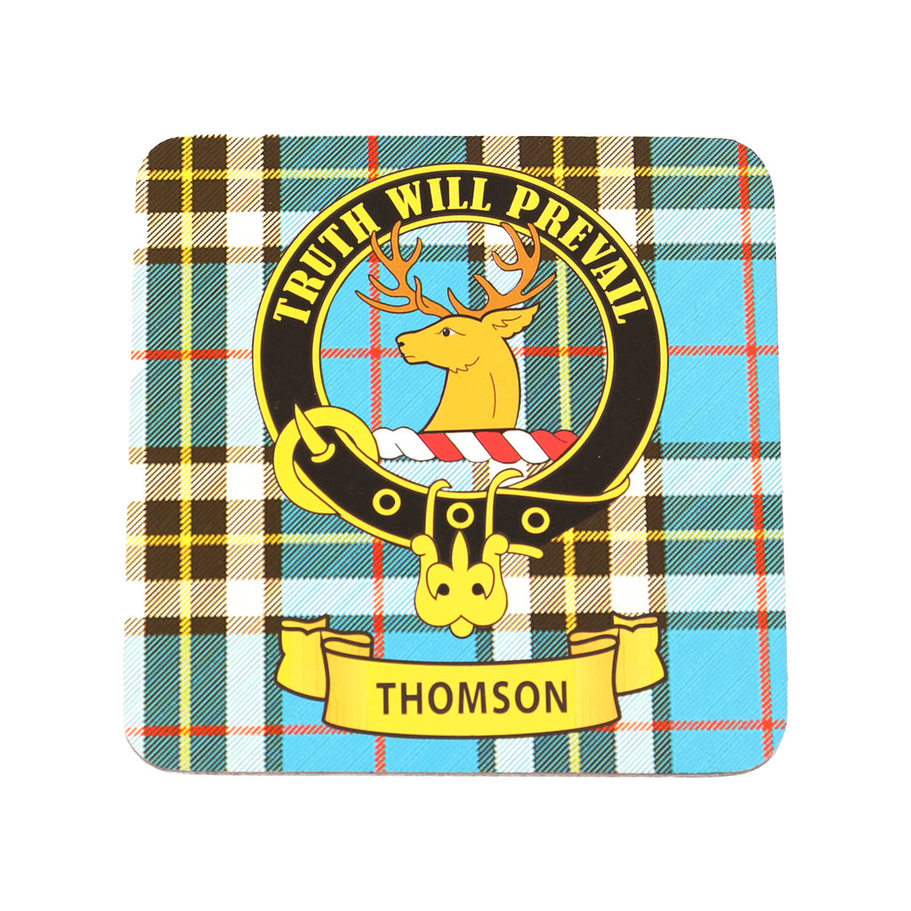 Kc Clan Square Cork Coaster Thomson