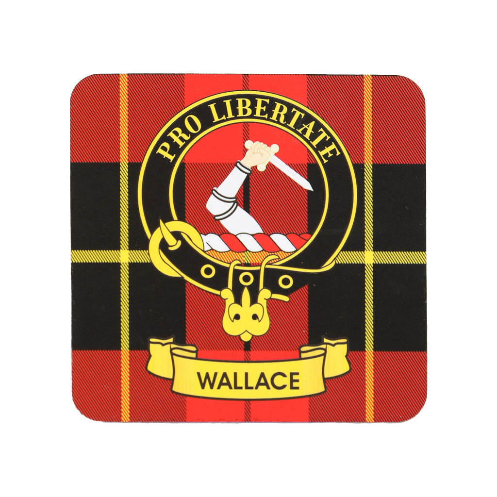 Kc Clan Square Cork Coaster Wallace