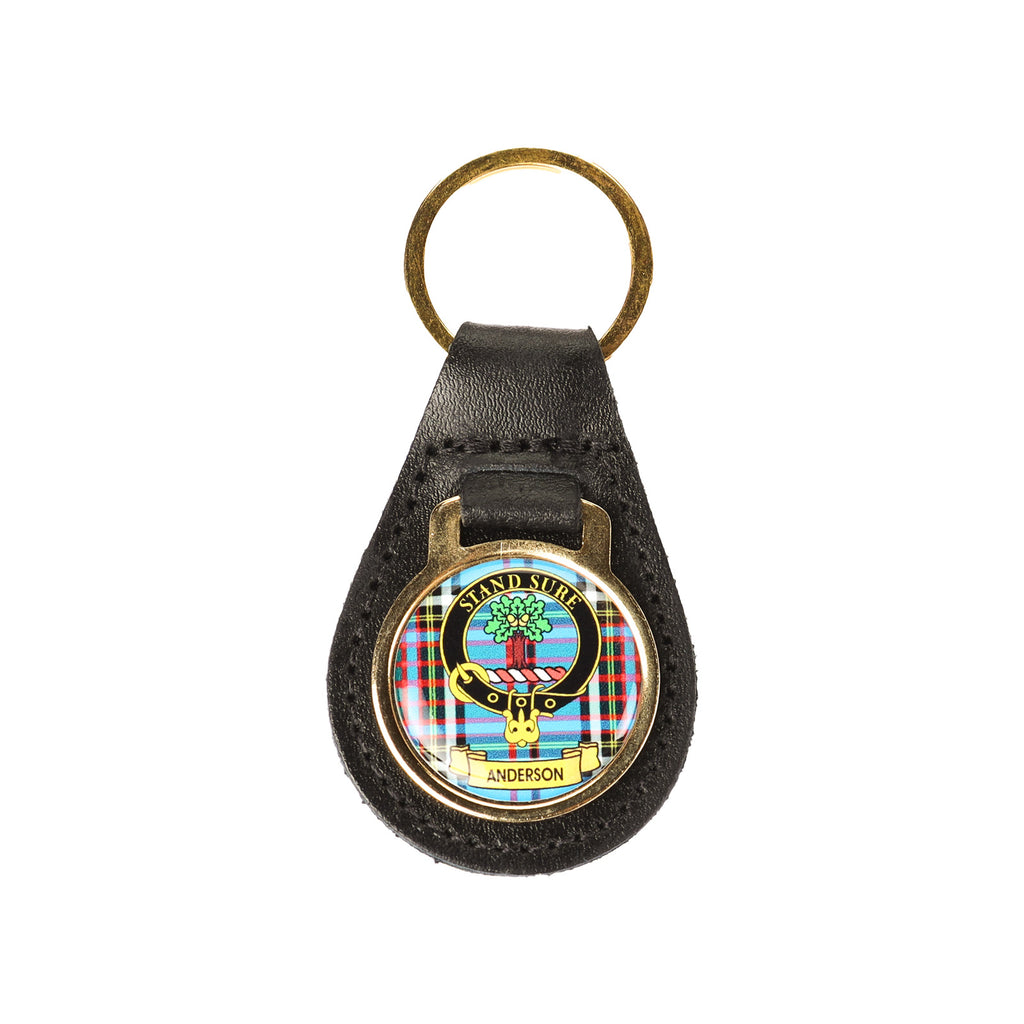 Kc Clan Leather Key Fob Weir