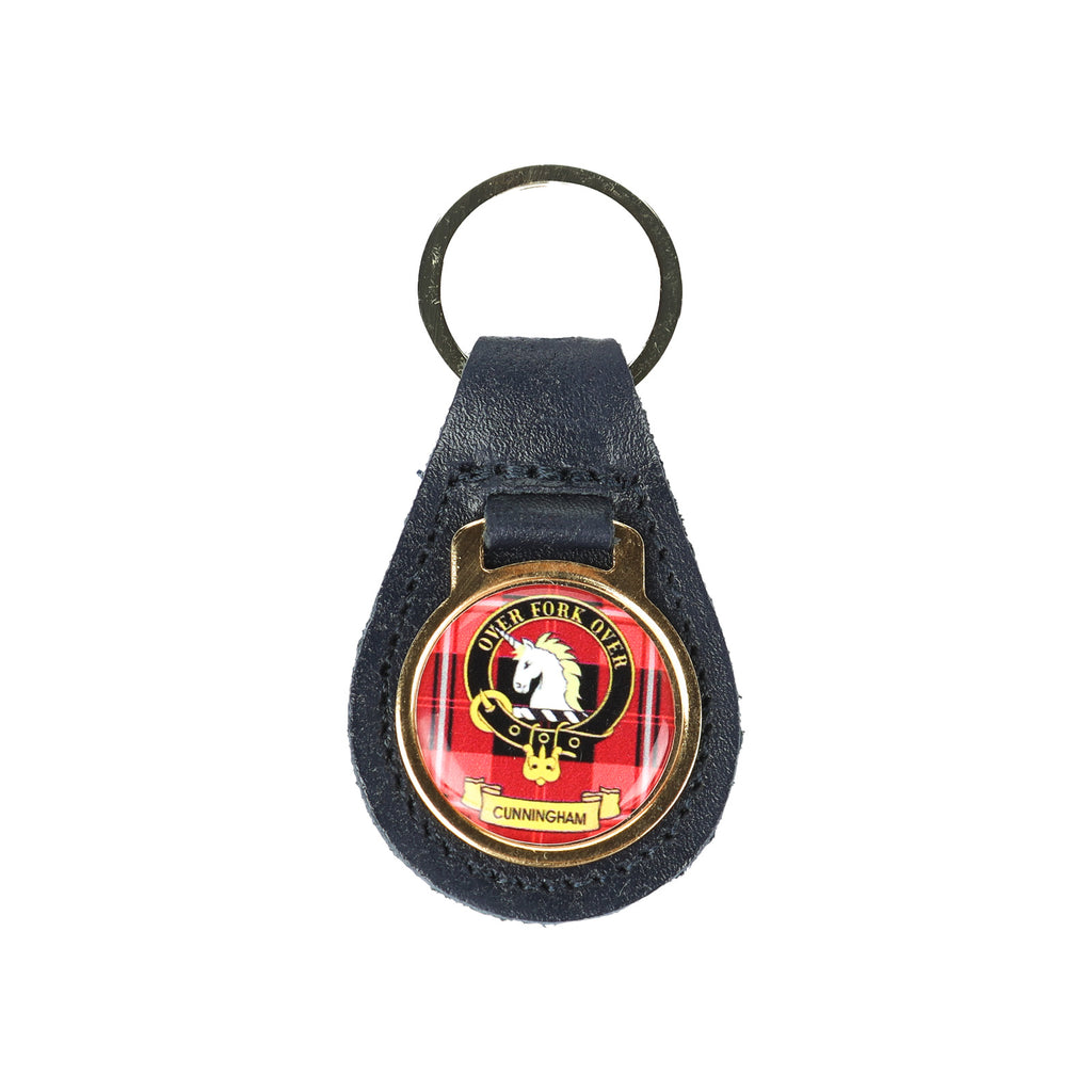 Kc Clan Leather Key Fob Cunningham