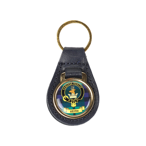 Kc Clan Leather Key Fob Keith | The Scotland Shop