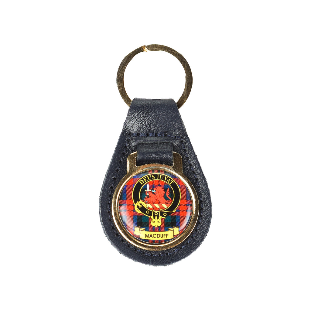 Kc Clan Leather Key Fob Macduff