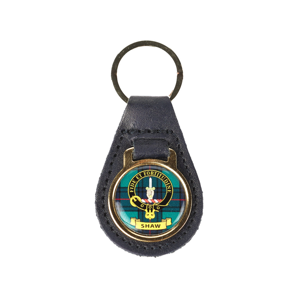 Kc Clan Leather Key Fob Shaw