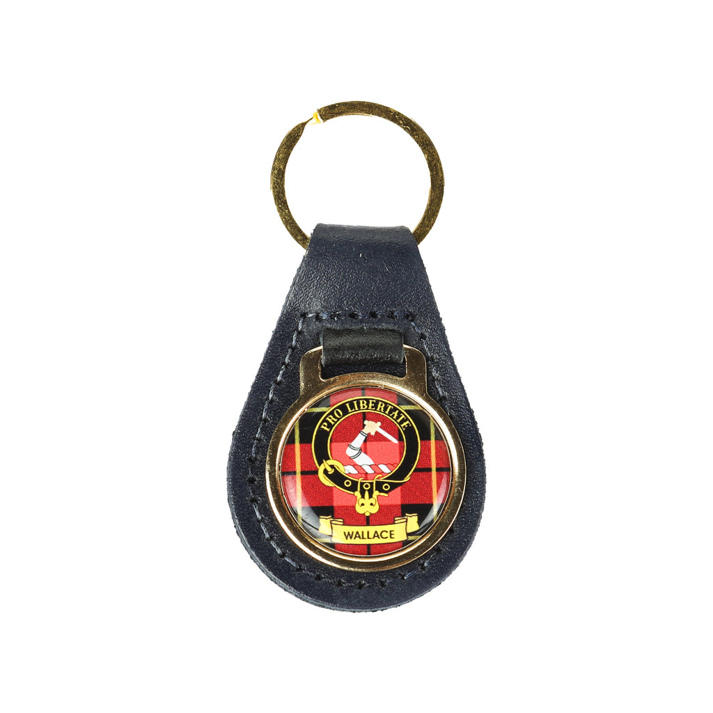 Kc Clan Leather Key Fob Wallace