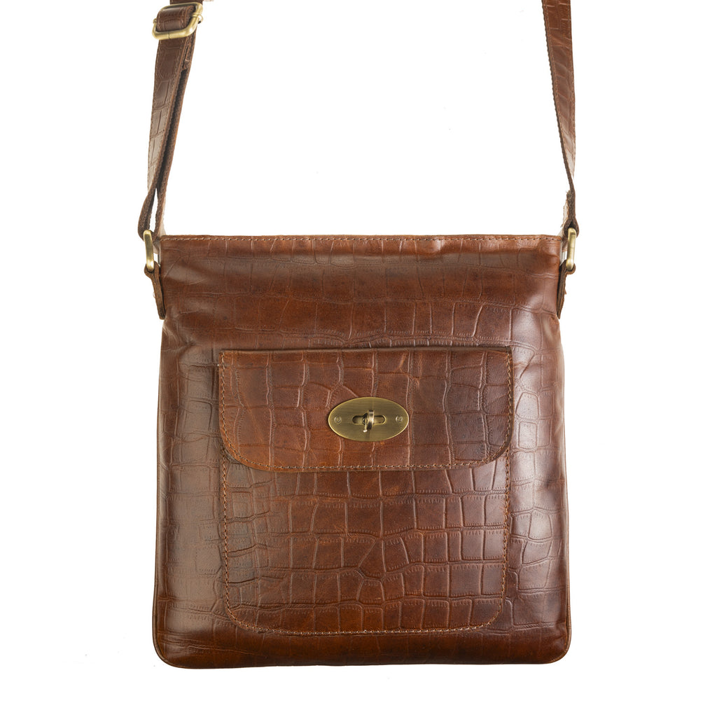 Michigan Croc Side Body Bag