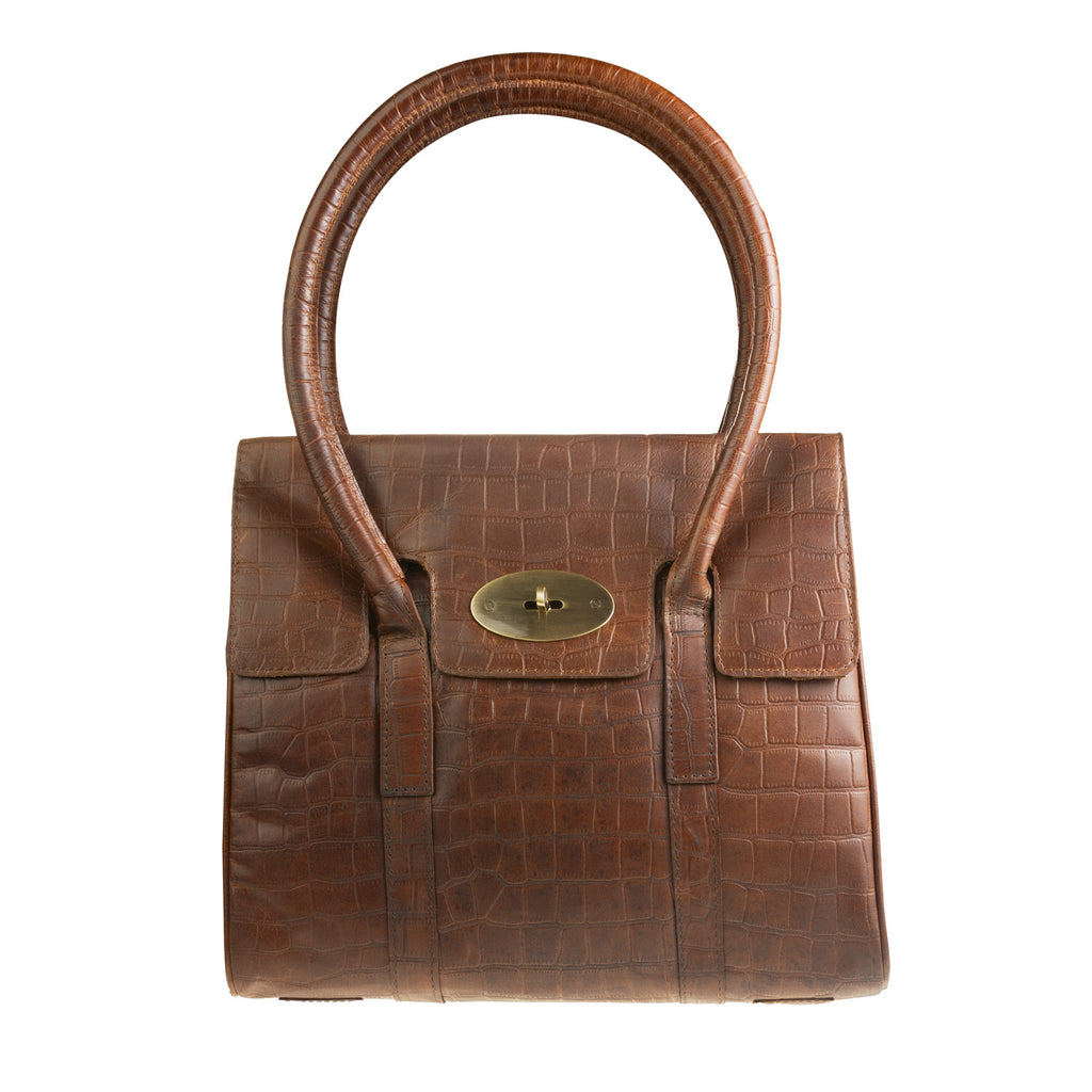 Michigan Croc Shoulder Bag