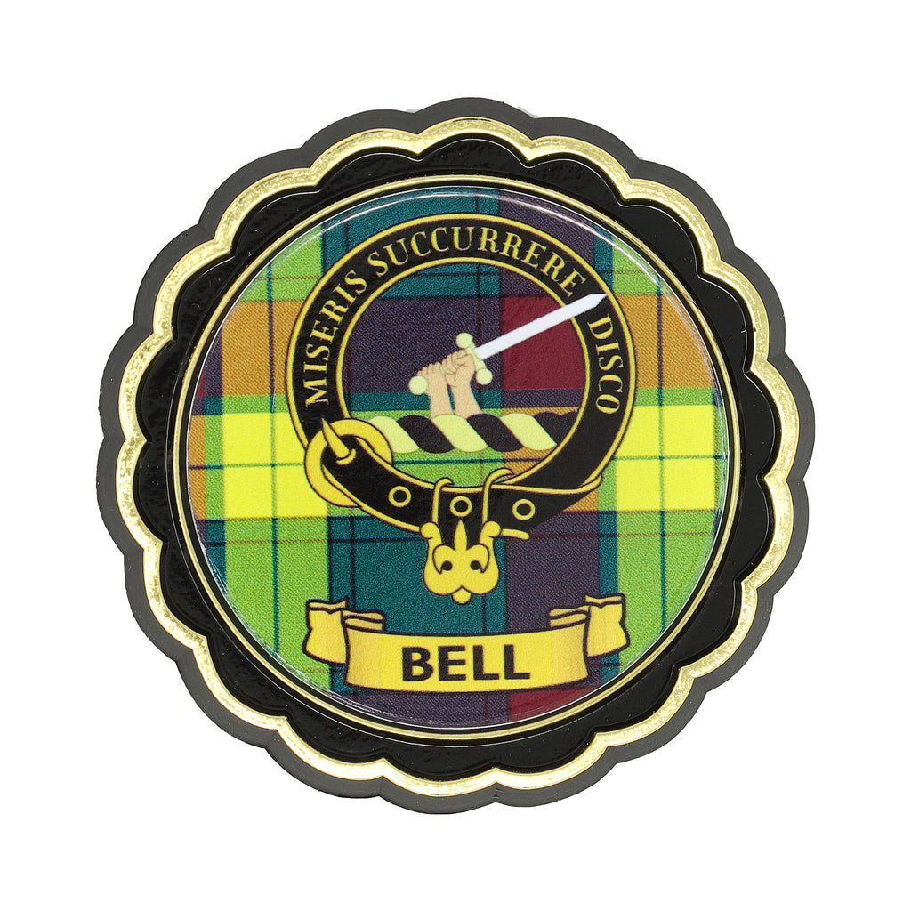 Clan Crest Fridge Magnets Bell