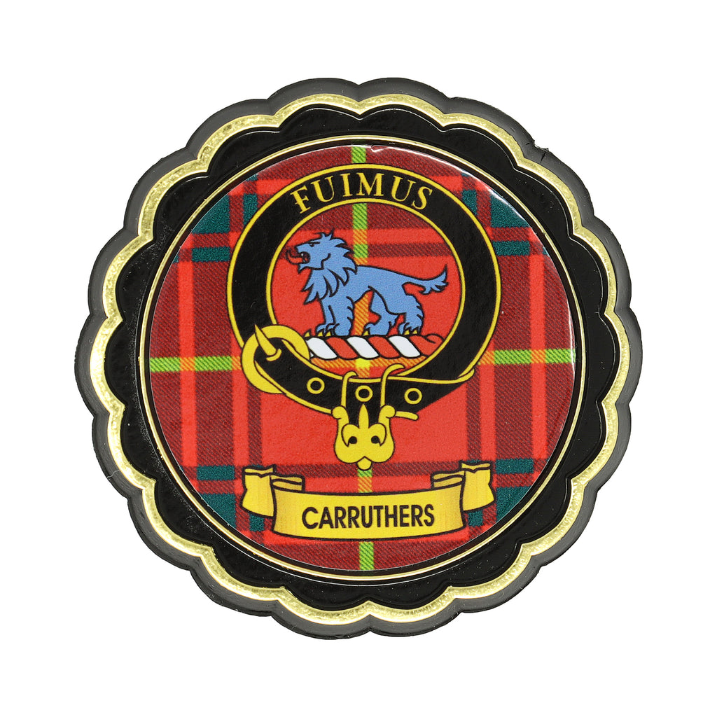 Clan Crest Fridge Magnets Carruthers
