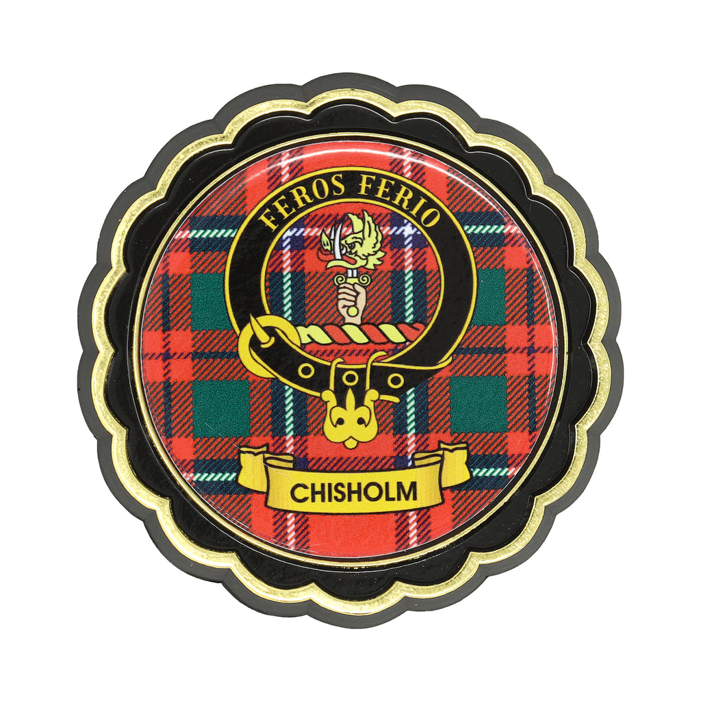 Clan Crest Fridge Magnets Chisholm