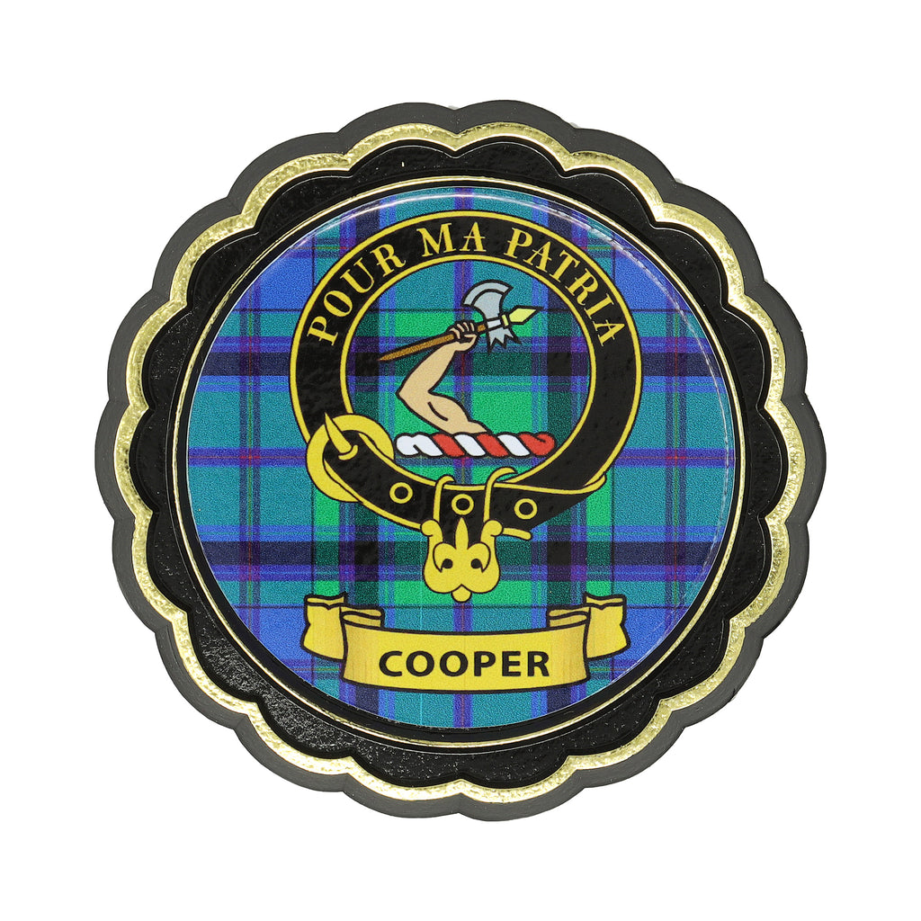 Clan Crest Fridge Magnets Cooper