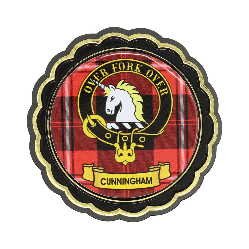 Clan Crest Fridge Magnets Cunningham