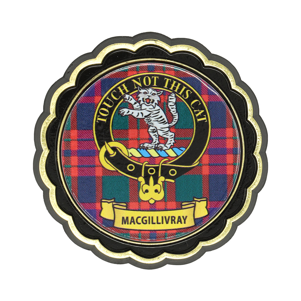Clan Crest Fridge Magnets Macgillivray