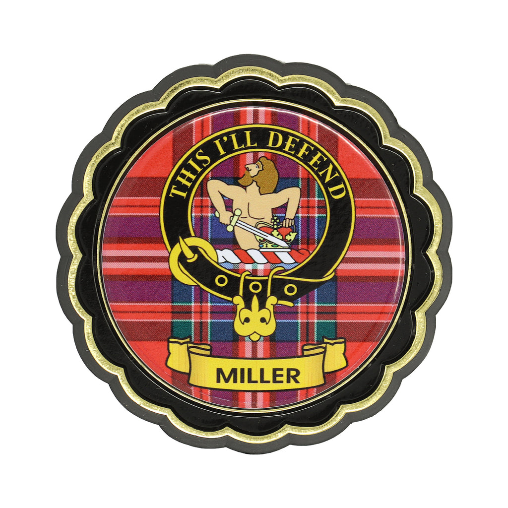Clan Crest Fridge Magnets Miller