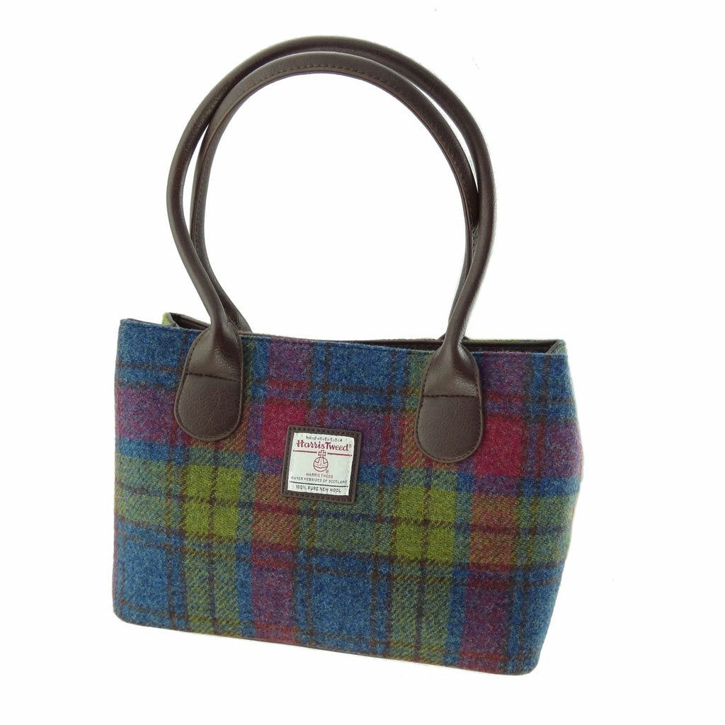 Women's Harris Tweed Cassley Handbag  Multi Colour Tartan
