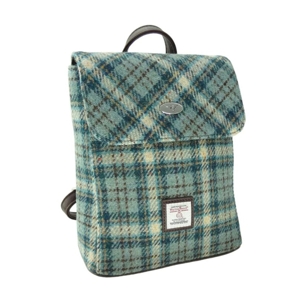 Tummel Backpack Duck Egg Cream Chk