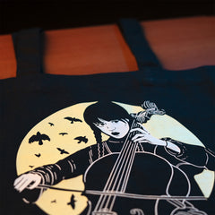 Wednesday Addams Tote Bag - Officially Licensed Nevermore Academy Merchandise