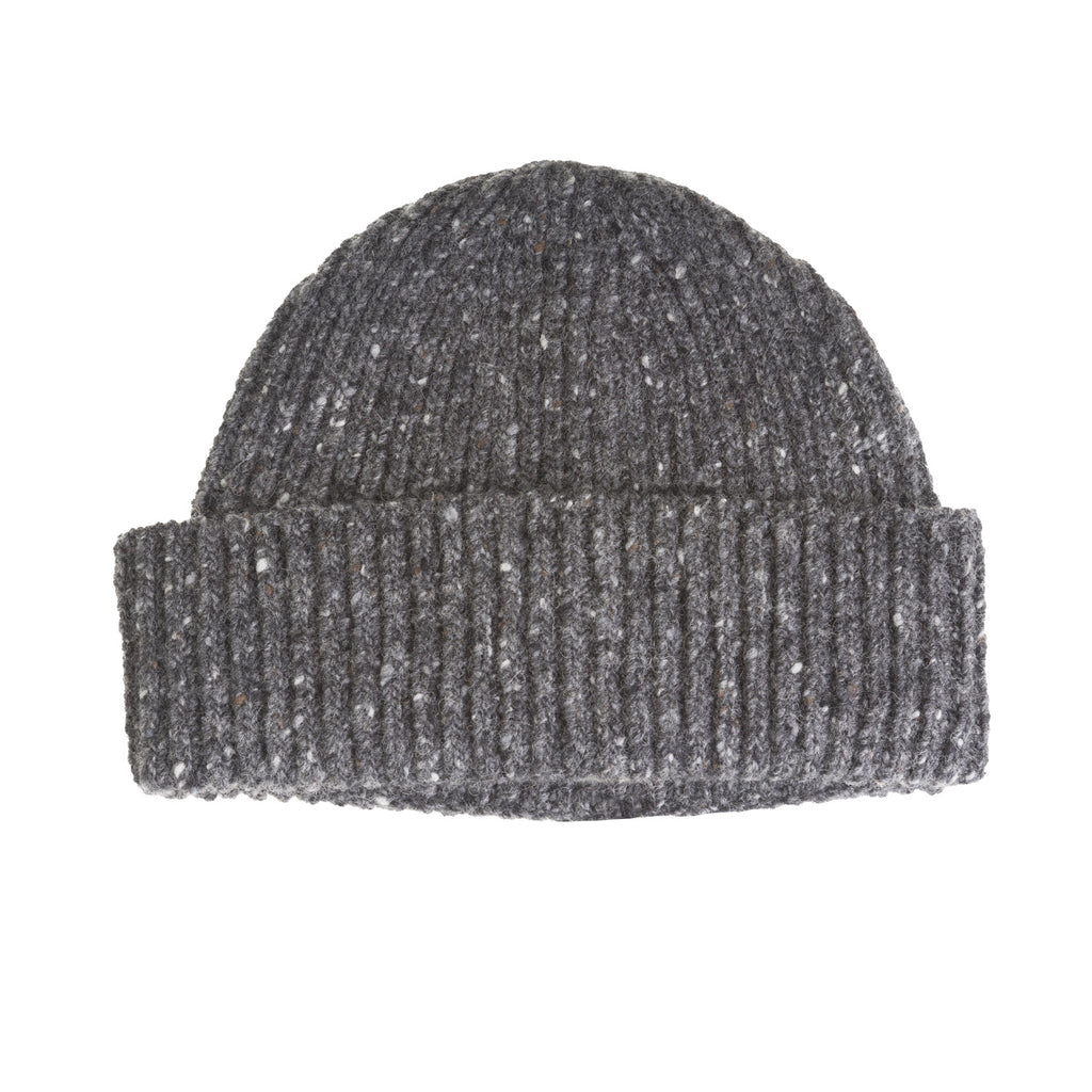 Marchbrae Gents Soft Donegal Beanie Charcoal
