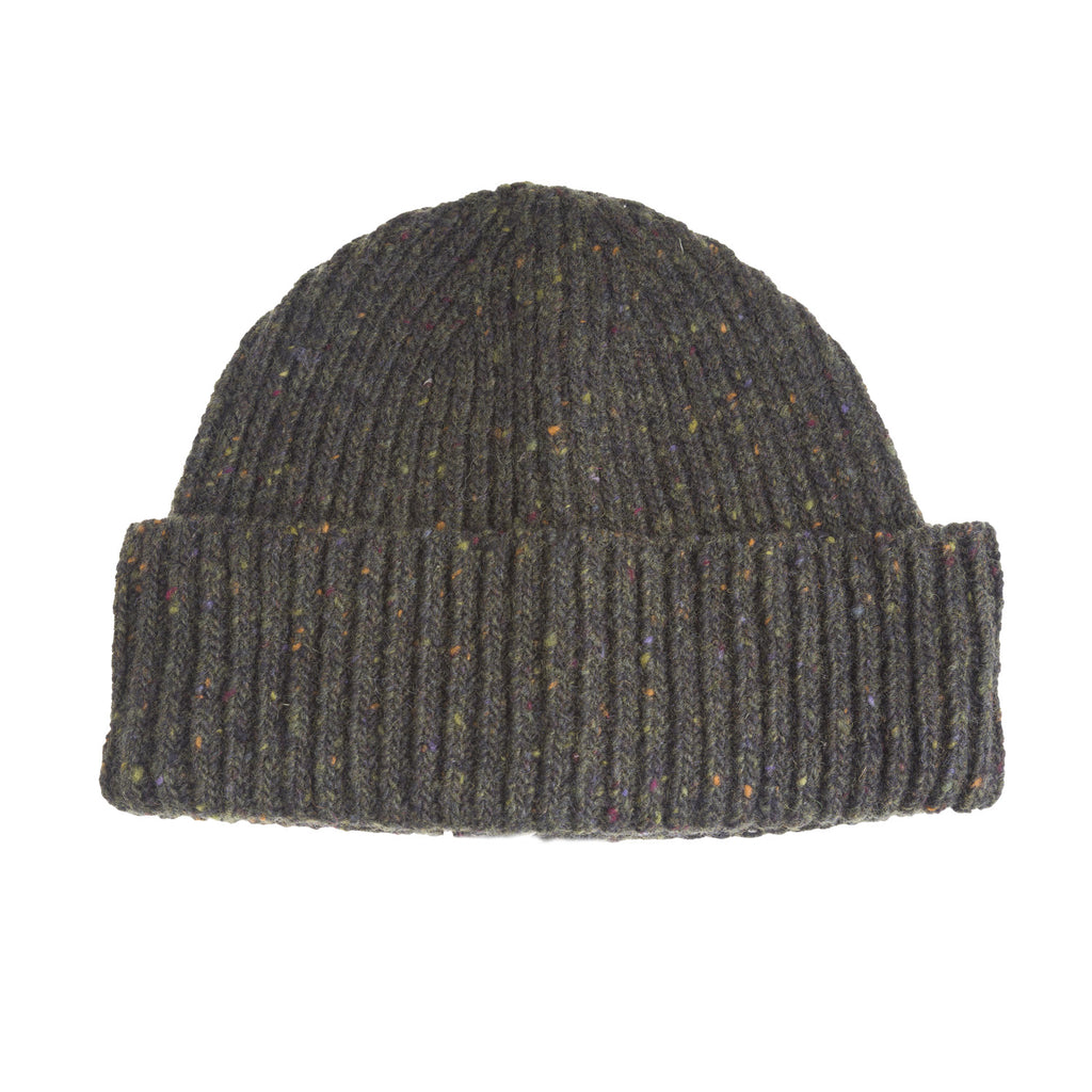 Marchbrae Gents Soft Donegal Beanie Military Green