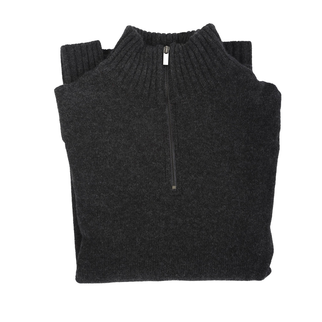 Marchbrae Gents Zip Sweater Charcoal