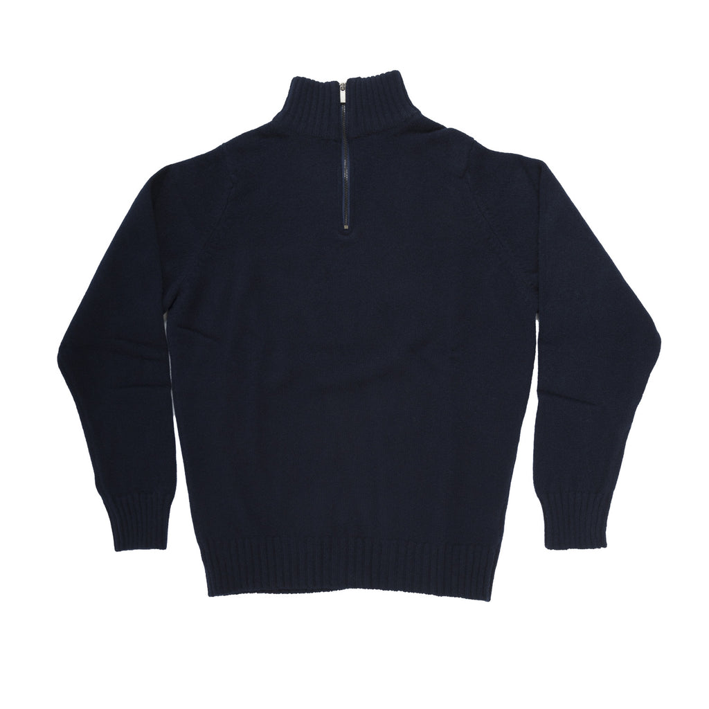 Marchbrae Gents Zip Sweater Navy