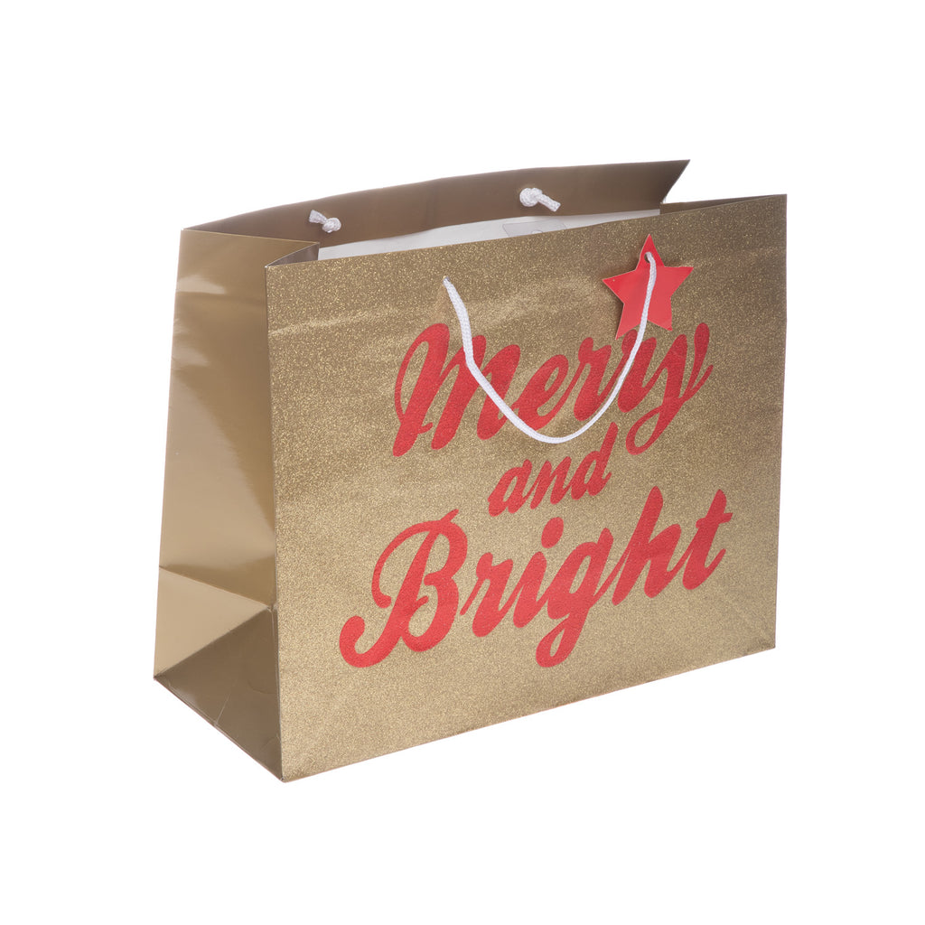 Bags, Text Encap Glitter Lrg