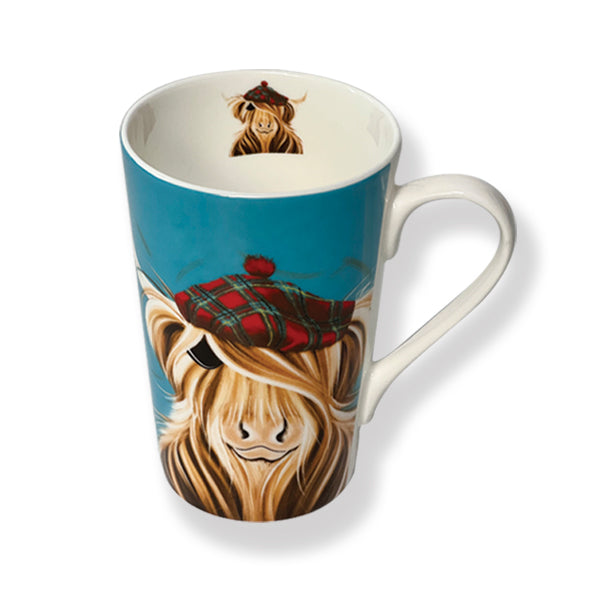 Hamish Cow Conical China Mug