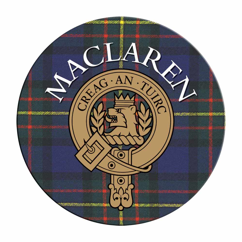 Kc Clan Square Cork Coaster Maclaren