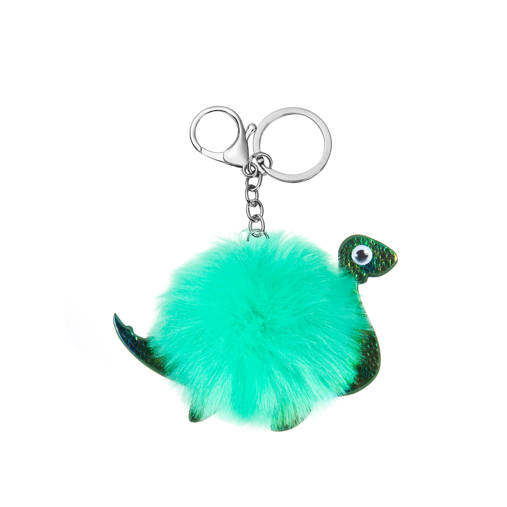 Nessie Pom Pom Keyring - Green