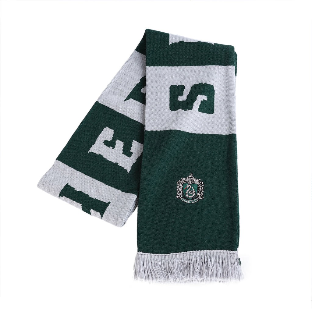 Slytherin Long Emb Harry Potter Scarf