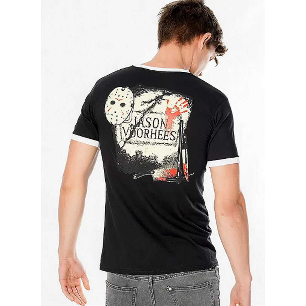 Friday 13Th Life Ring Mask Reverse Ts