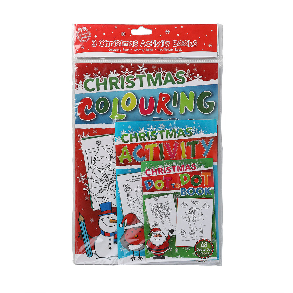 3 Xmas Activity Books