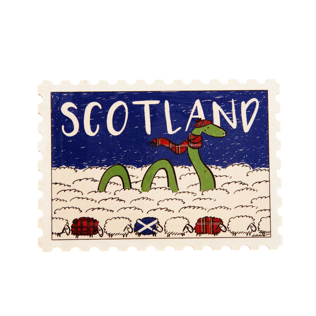 Post Stamp Fridge Magnet 06-Sco