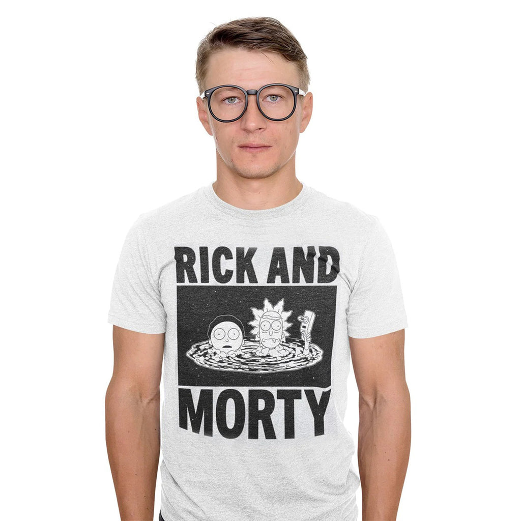 Rick And Morty - Black & White Tshirt
