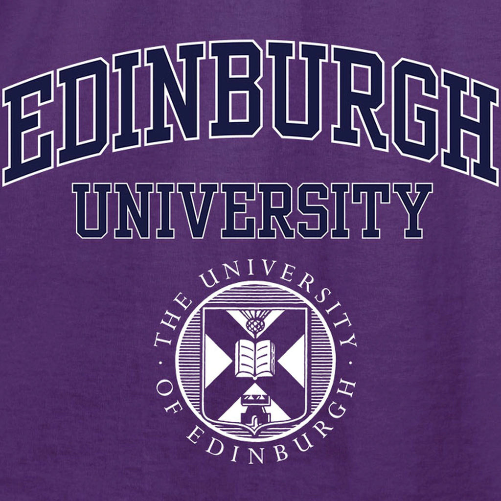 Edinburgh University Harvard White Crest Purple