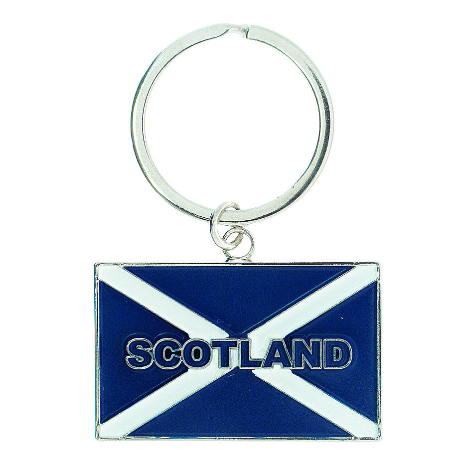 Chunky Scotland Flag Keyring