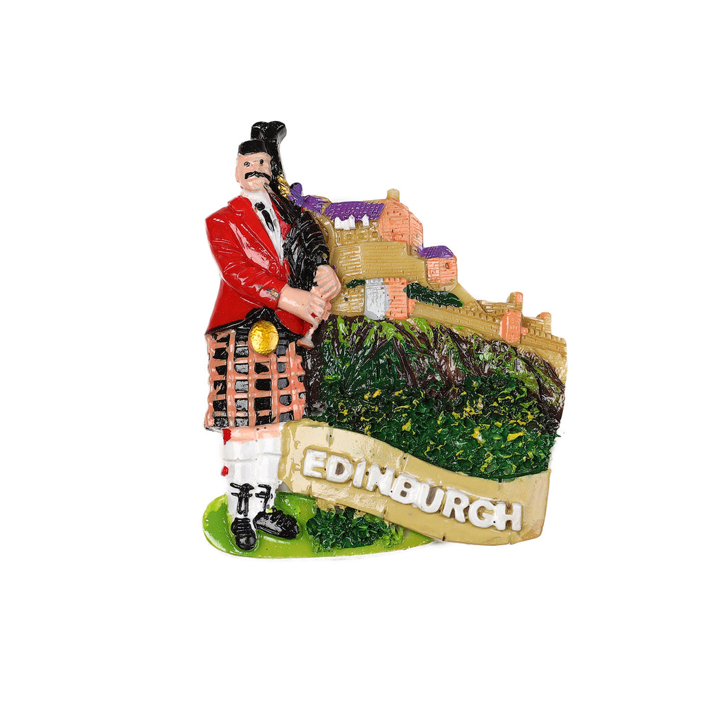 Resin Magnet - Piper With Castle