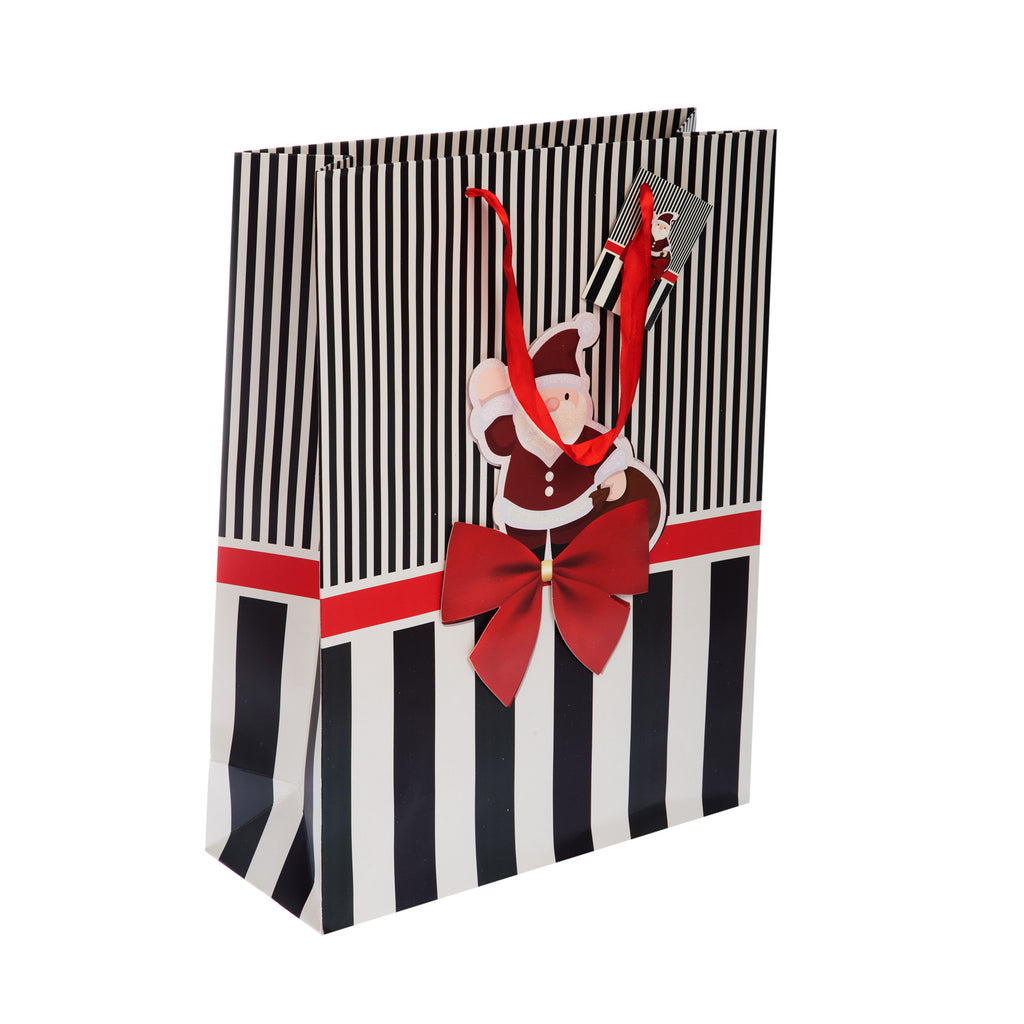 Gift Bag - Santa Bow