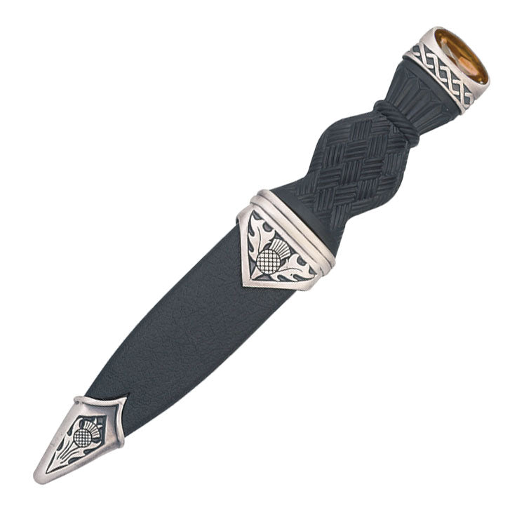 Thistle Matt Pewter Sgian Dubh - Cairngorm