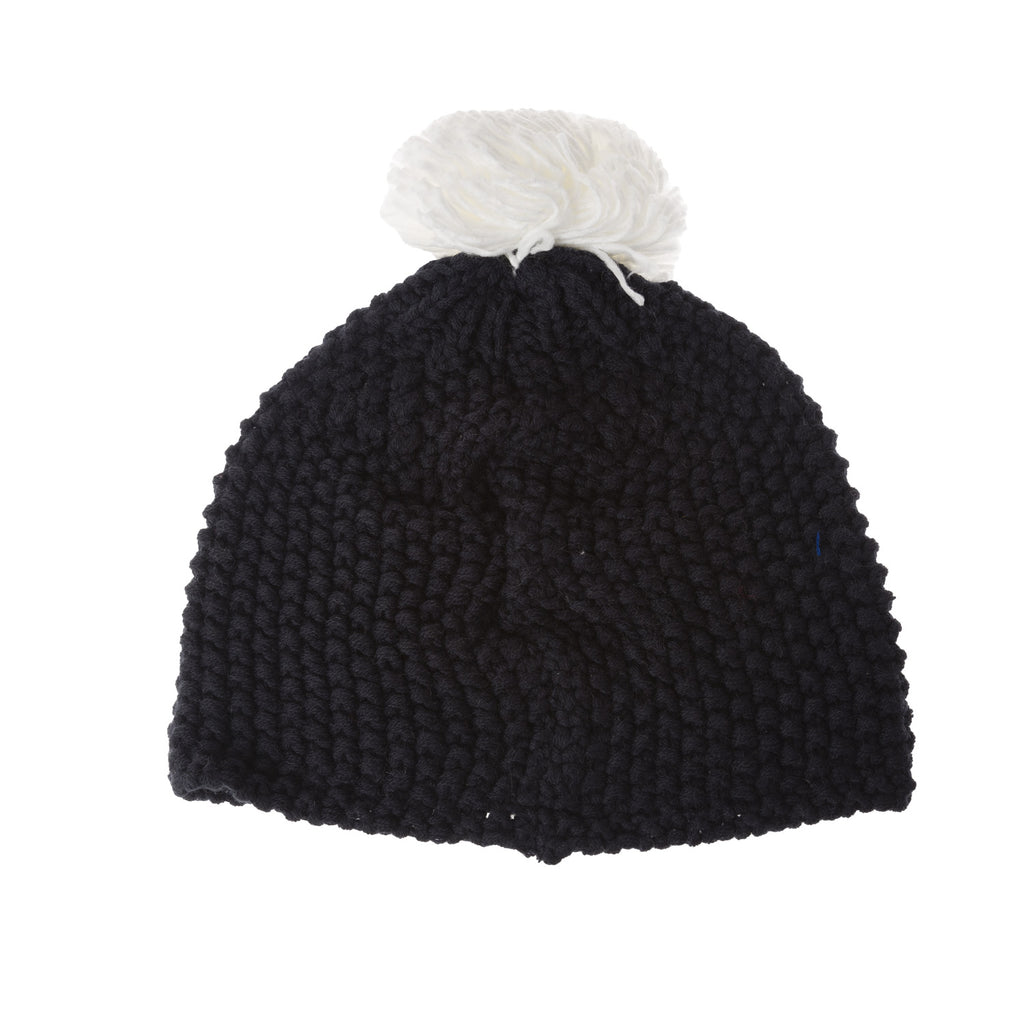 Waffle Bobble Hat Thistle