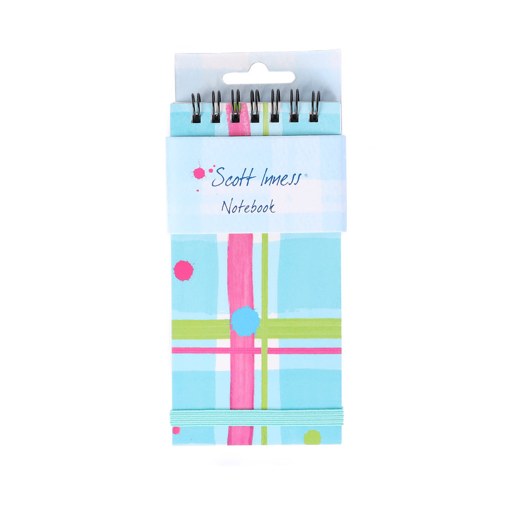 Scott Inness Notebook Sky Tartan