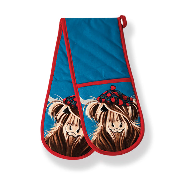 Hamish Cow Double Oven Glove