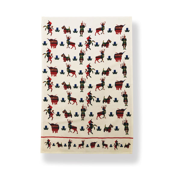 Tartan Icon Tea Towel