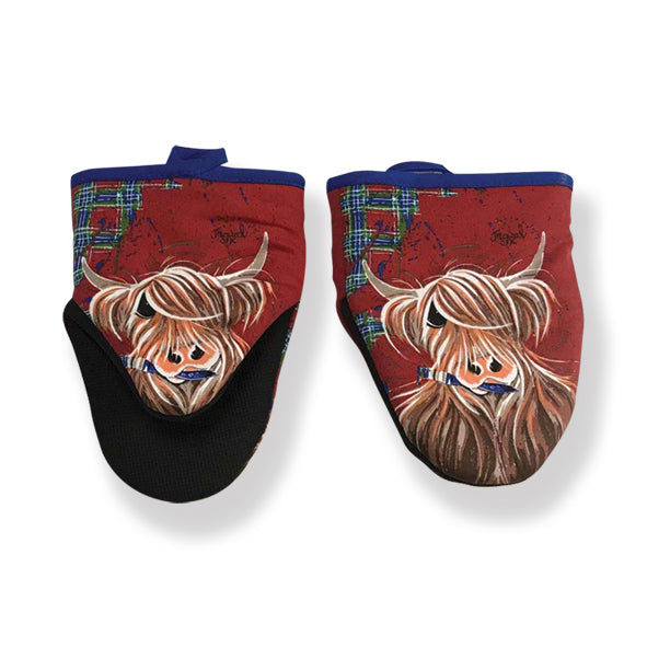 Mcmoo Tartan Paint Micro Mitt Set 2