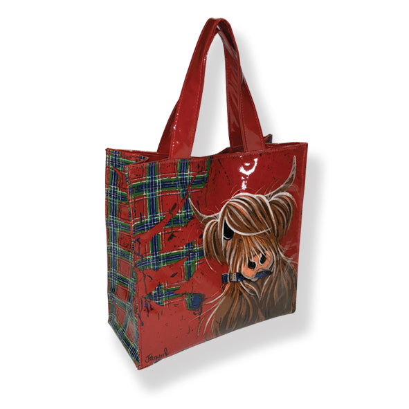 Mcmoo Tartan Paint Mini Shopper