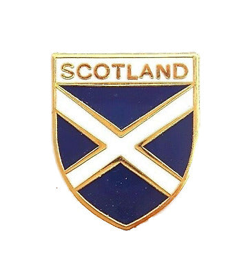 Badge Shield Scotland Saltire