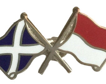 Badge Saltire/Indonesia