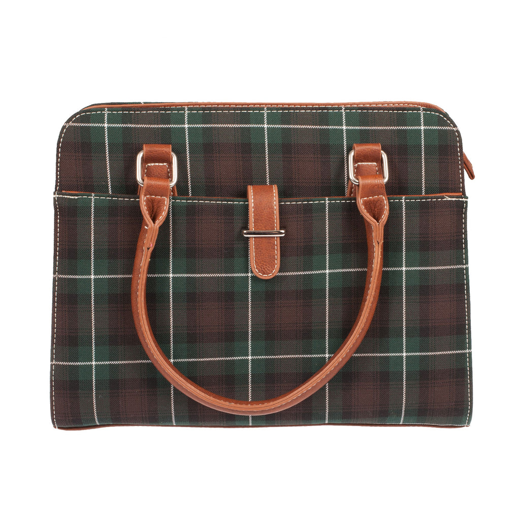 Ladies Tartan Handbag With Shoulder Strap Buccleuch