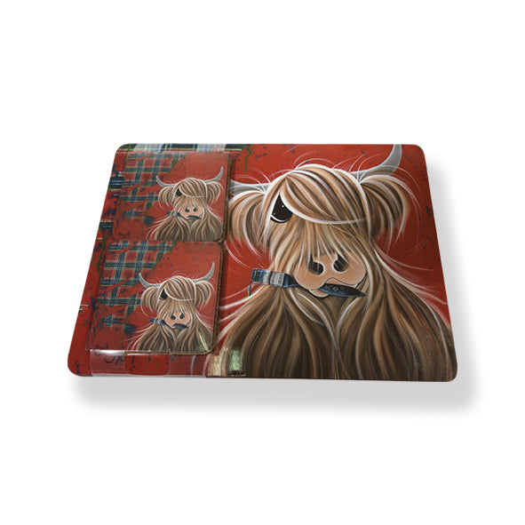 Mcmoo Tartan Paint Tablemat& Coastr Set