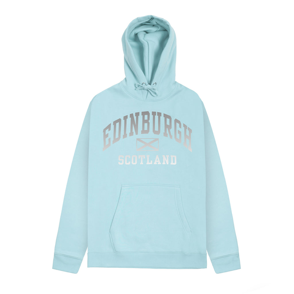 Adults Edinburgh Reflective Hooded Top Aqua